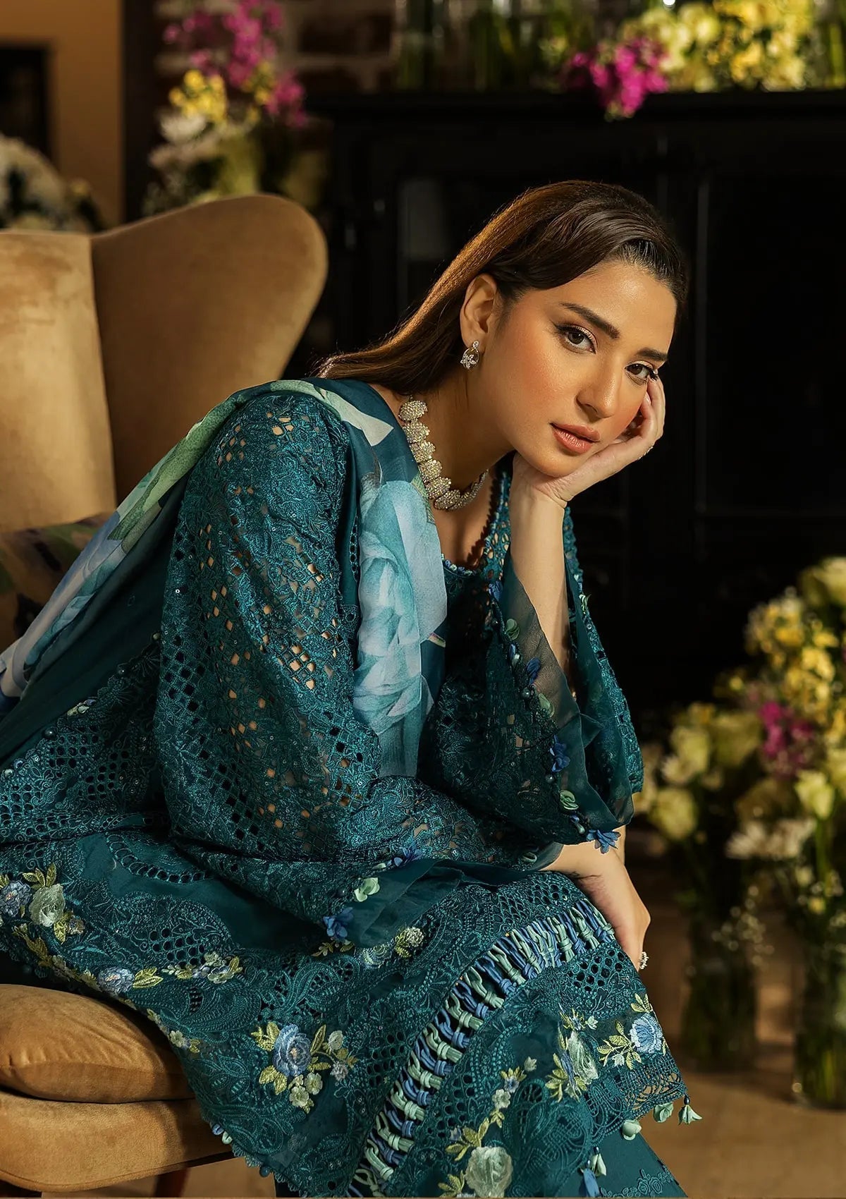 KAHF | Whimsy | UNSTITCHED LAWN 3PC (SYT-451)