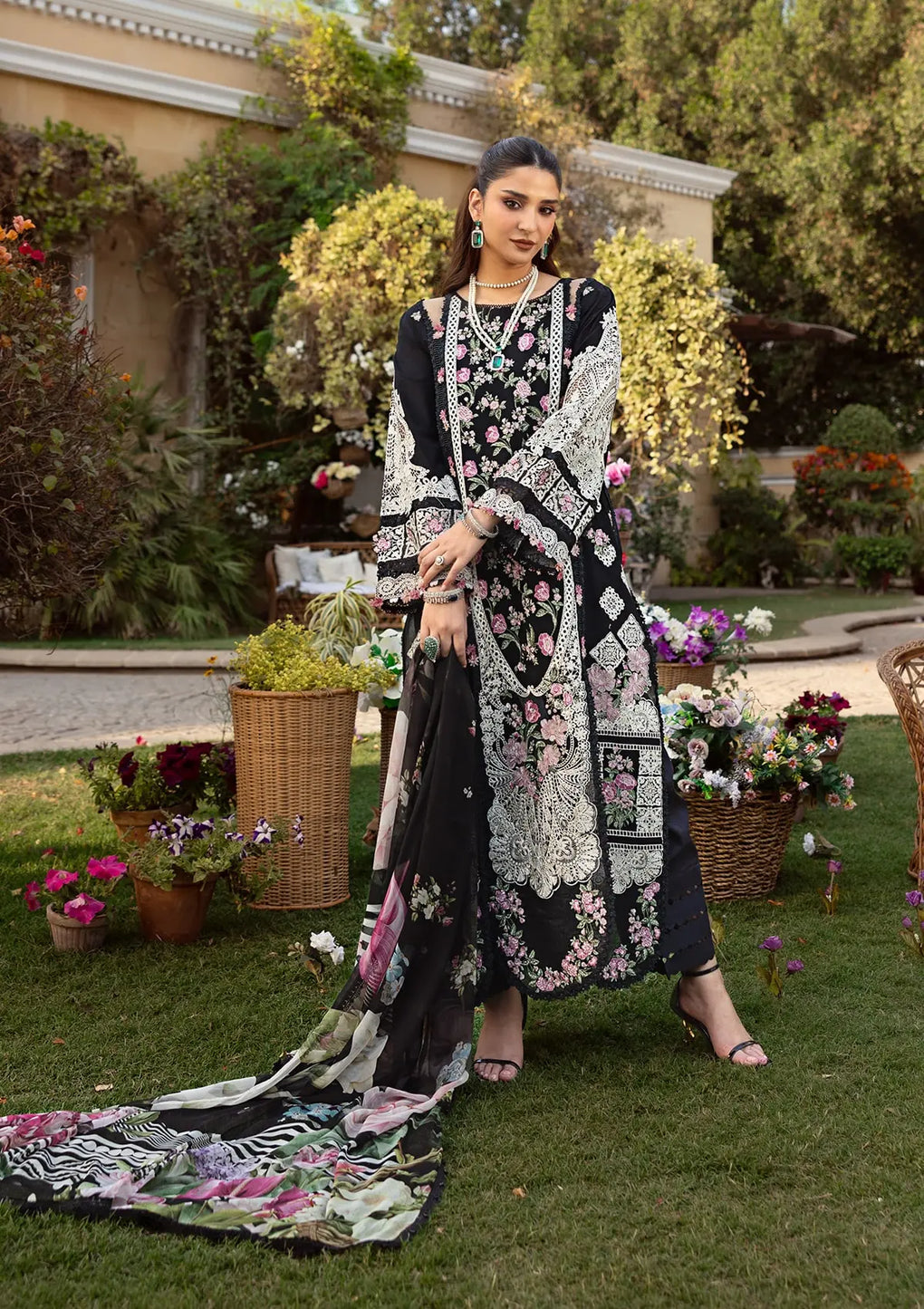 ELAF | MAHJABEEN | UNSTITCHED LAWN 3PC (SYT-463)