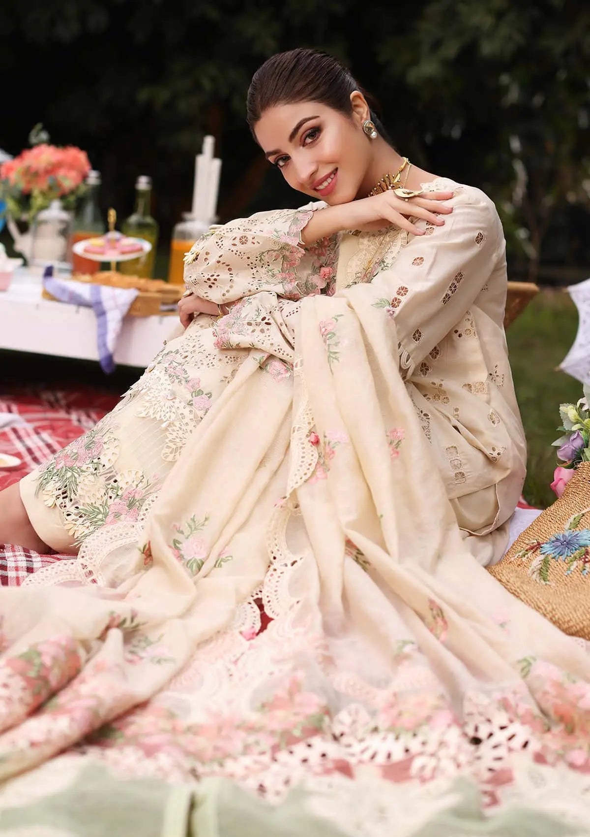 KAHF | SHIREEN | UNSTITCHED LAWN 3PC (SYT-481)