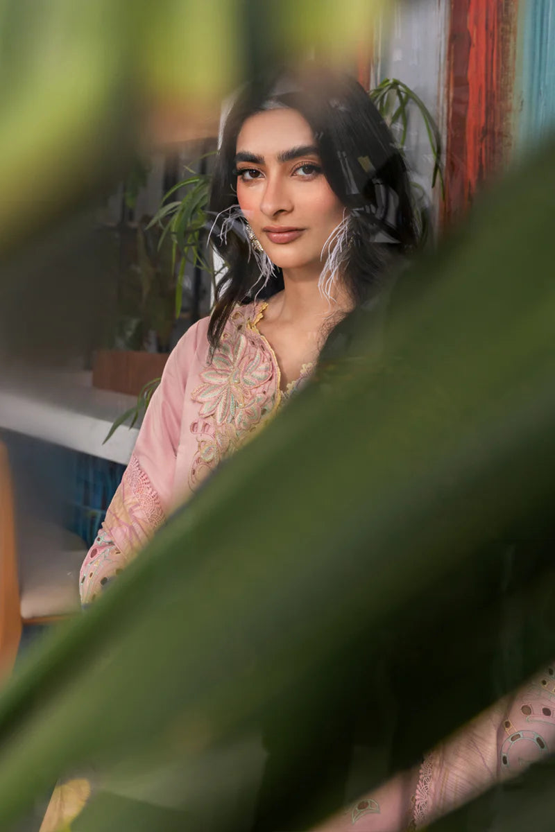 RANG RASIYA - 3PC LAWN EMBROIDERED SHIRT WITH CHIFFON  EMBROIDERED READY TO WEAR DUPATTA (SYT-403)