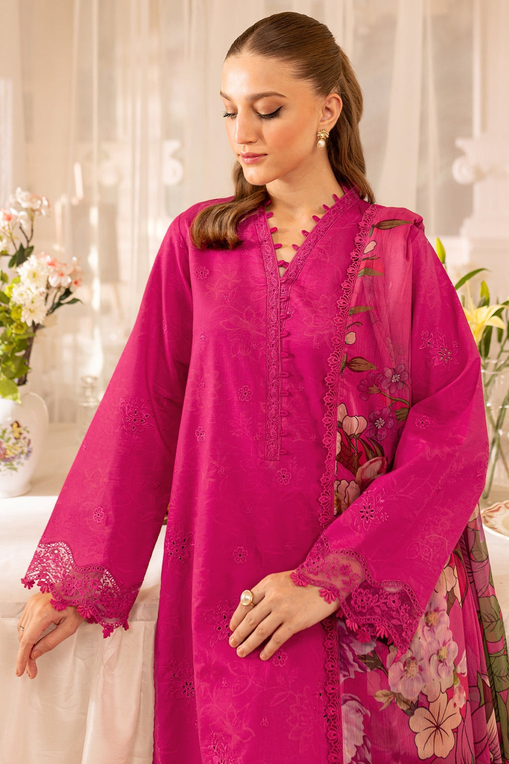 FARASHA | ASTER | UNSTITCHED LAWN 3PC (SYT-543)