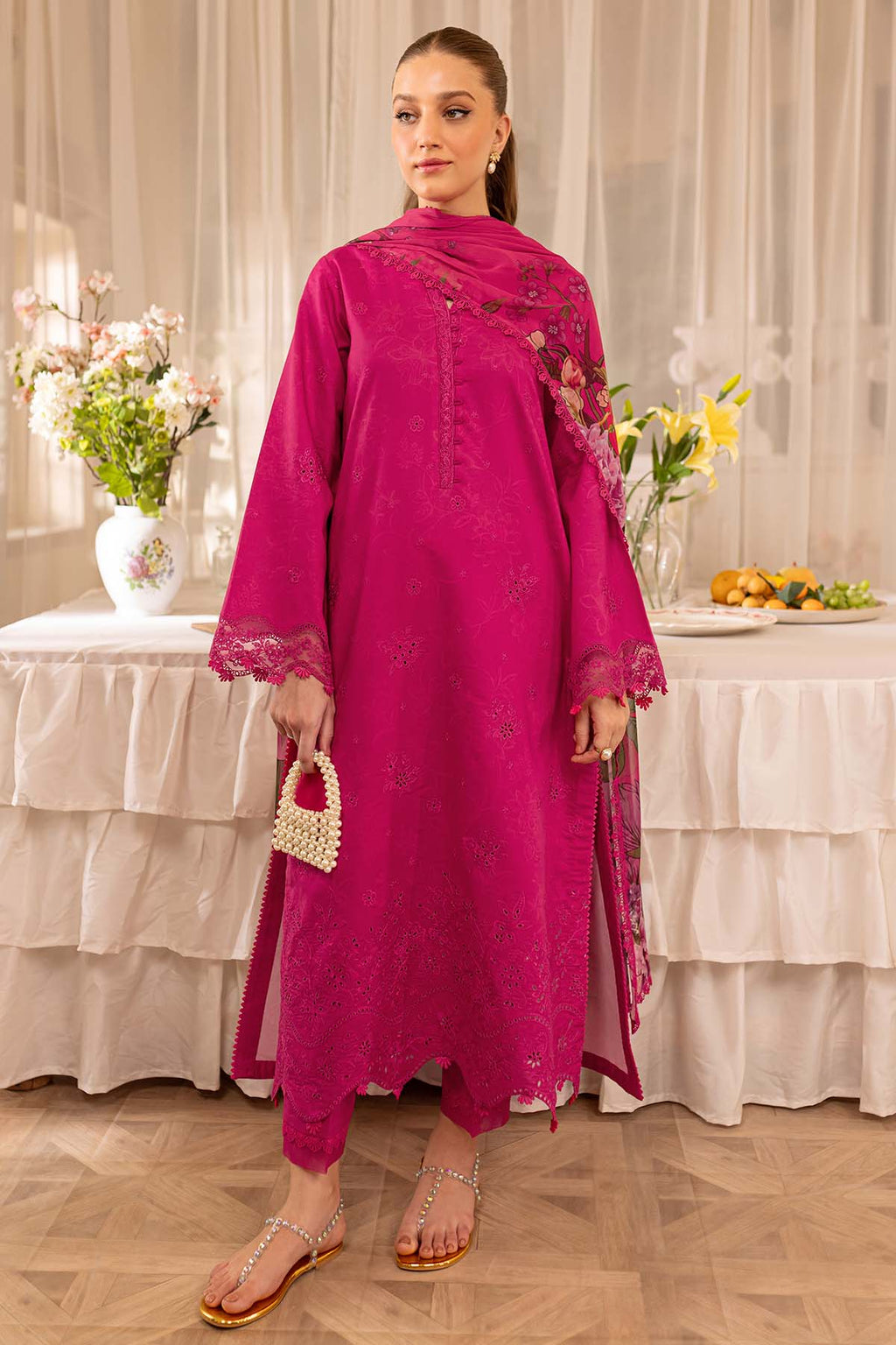 FARASHA | ASTER | UNSTITCHED LAWN 3PC (SYT-543)