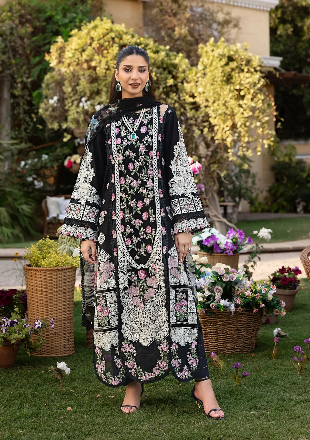 ELAF | MAHJABEEN | UNSTITCHED LAWN 3PC (SYT-463)