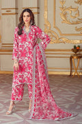 BAROUQE-3PC KARANDI PRINTED SHIRT WITH KARANDI PRINTED DUPATTA AND TROUSER