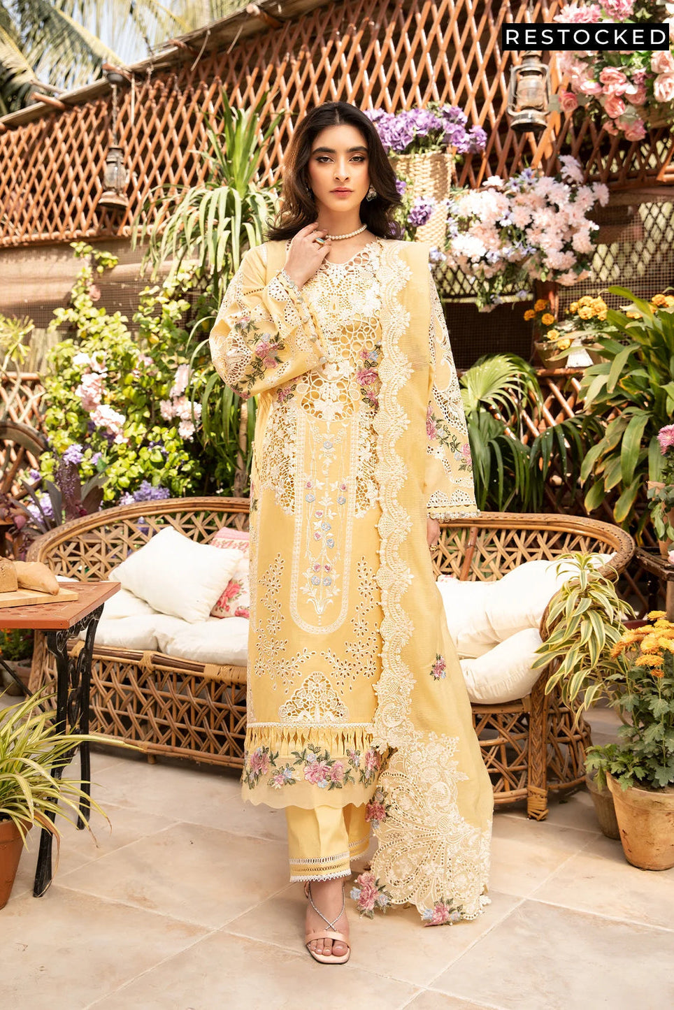 ELAF | ROSHNE | UNSTITCHED LAWN 3PC (SYT-515)
