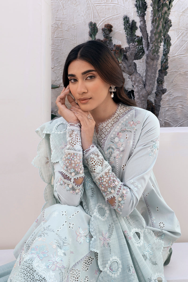 QALAMKAR | LUNE | UNSTITCHED LAWN 3PC (SYT-535)