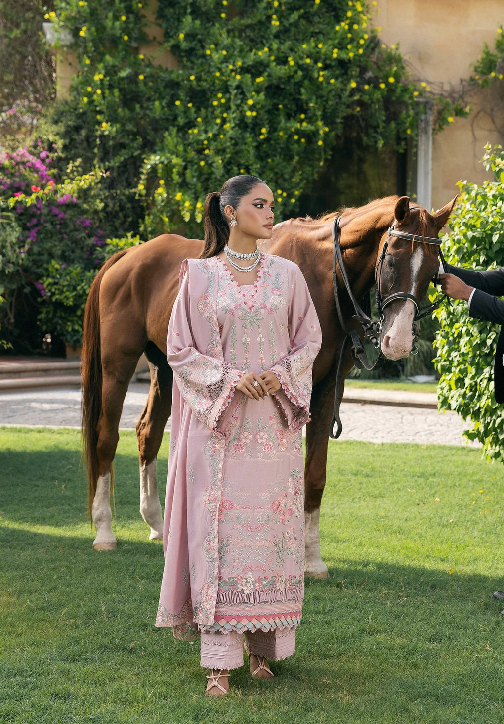 ELAF | HUSHPINK | UNSTITCHED LAWN 3PC (SYT-529)