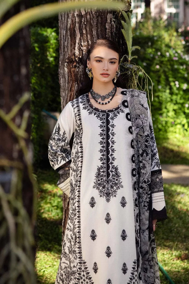 JADE - 3PC LAWN EMBROIDERED SHIRT WITH PRINTED CHIFFON DUPATTA (SYT-407)