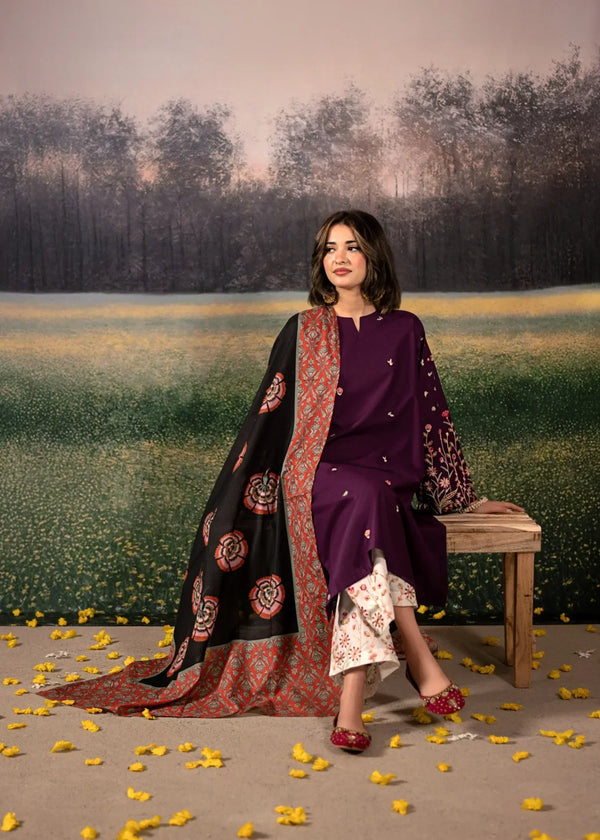 URGE | PURPLE | UNSTITCHED LAWN 3PC (SYT-480)