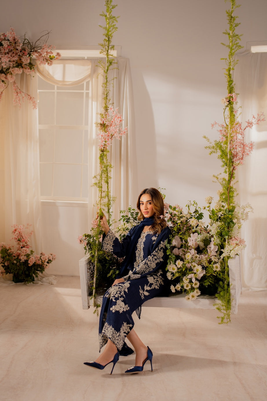 VINTAGE | KHWAAB ||UNSTITCHED LAWN 3PC (SYT-556)