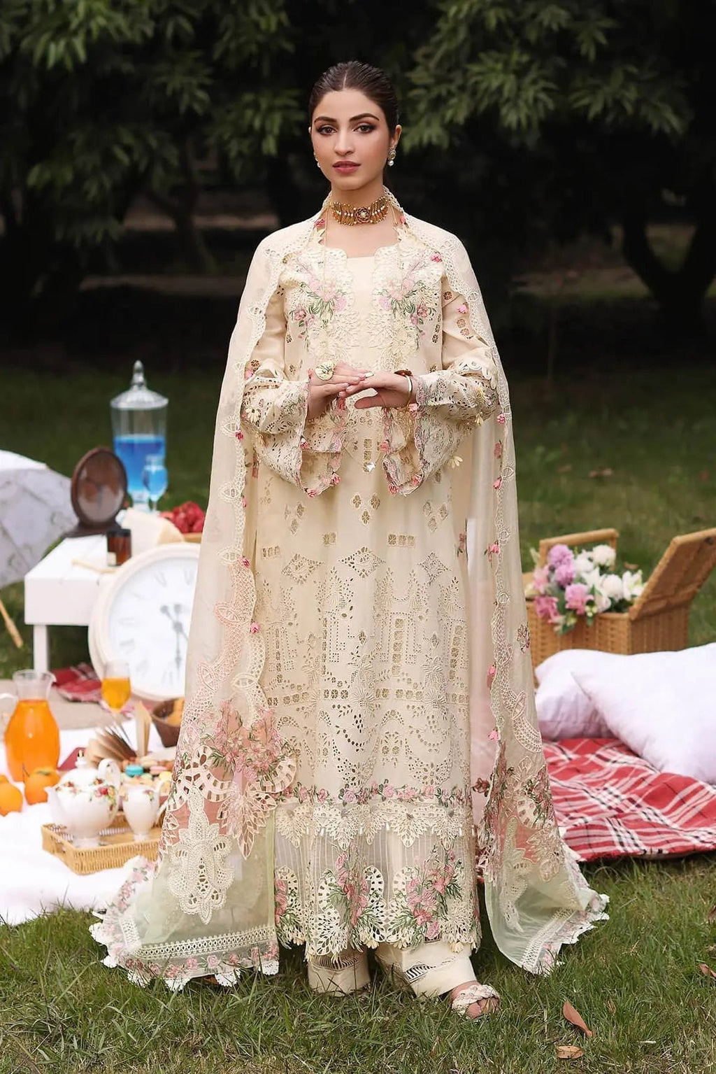 KAHF | SHIREEN | UNSTITCHED LAWN 3PC (SYT-481)