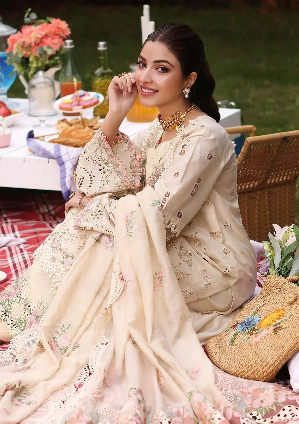 KAHF | SHIREEN | UNSTITCHED LAWN 3PC (SYT-481)