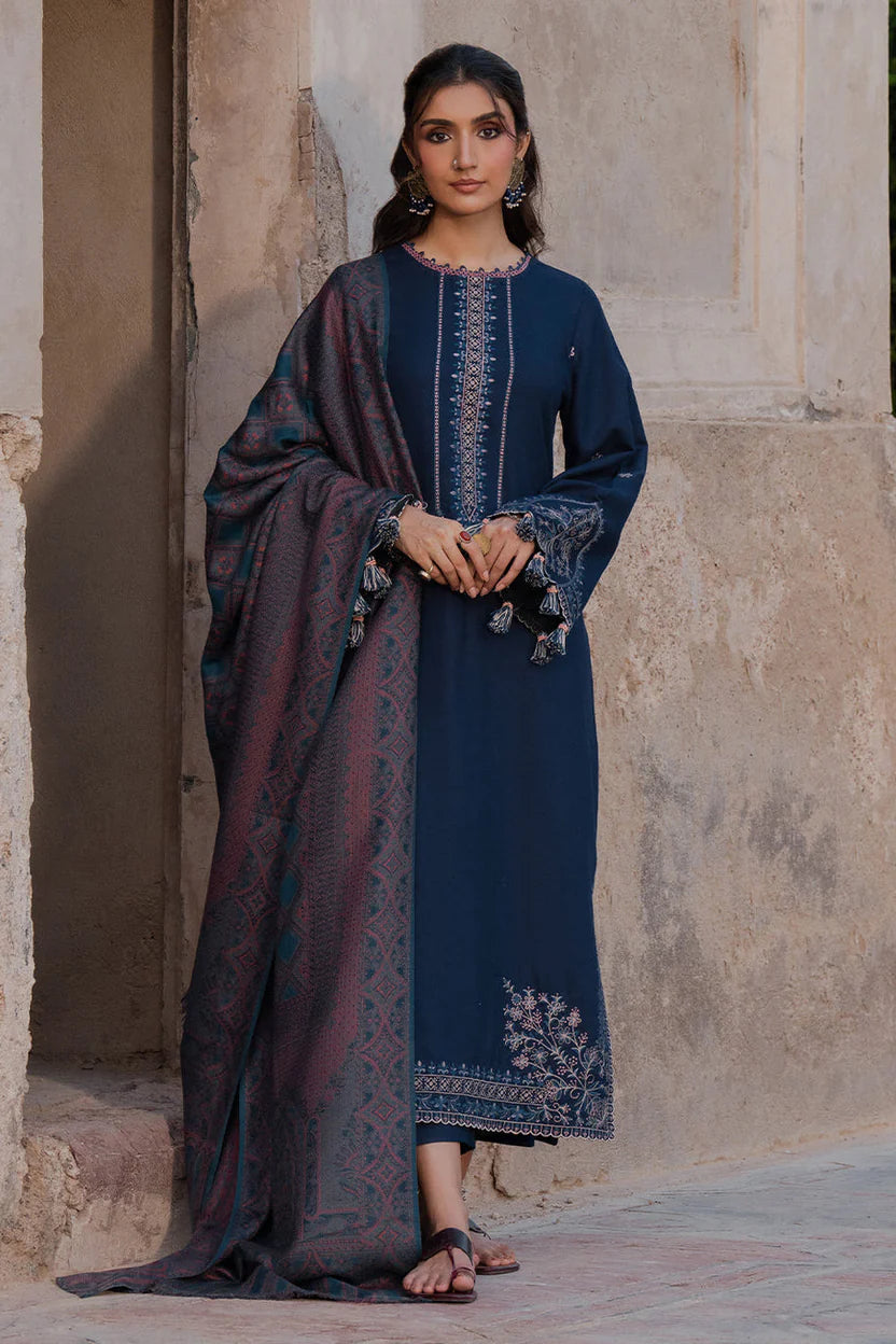 IZEL - 3 Piece Unstiched Embroidery Dhanak (SYT-224)