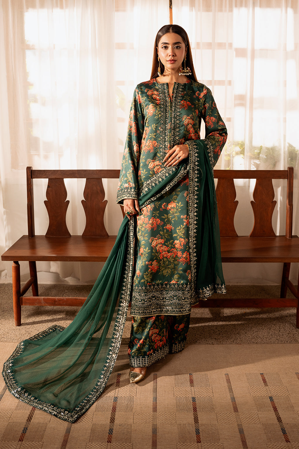 SHEENORA | OMAVI | UNSTITCHED SUMMER LAWN 3PC (SYT-505)