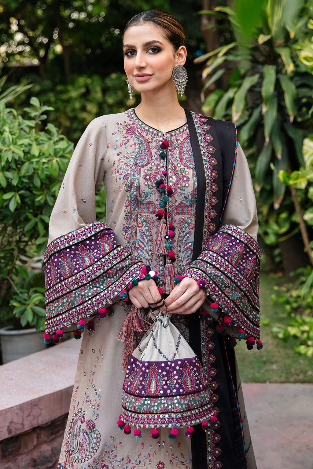 JAZMIN | Embroidered LAWN Unstitched 3PC Set (SYT-453)
