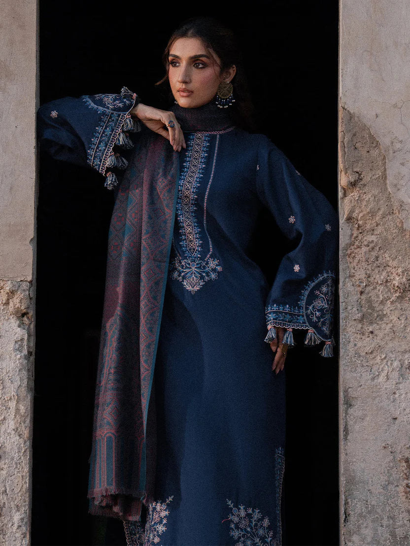 IZEL - 3 Piece Unstiched Embroidery Dhanak (SYT-224)