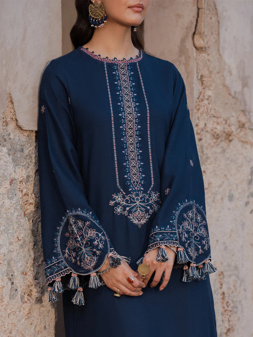 IZEL - 3 Piece Unstiched Embroidery Dhanak (SYT-224)