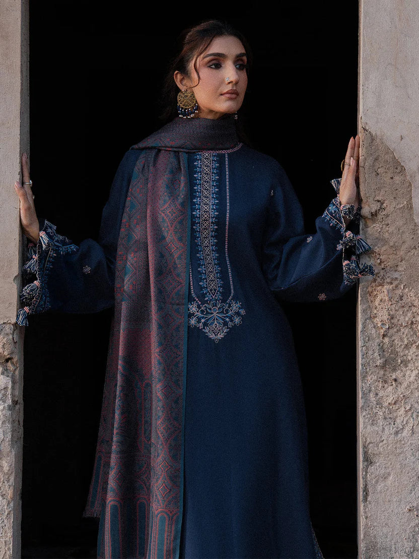 IZEL - 3 Piece Unstiched Embroidery Dhanak (SYT-224)