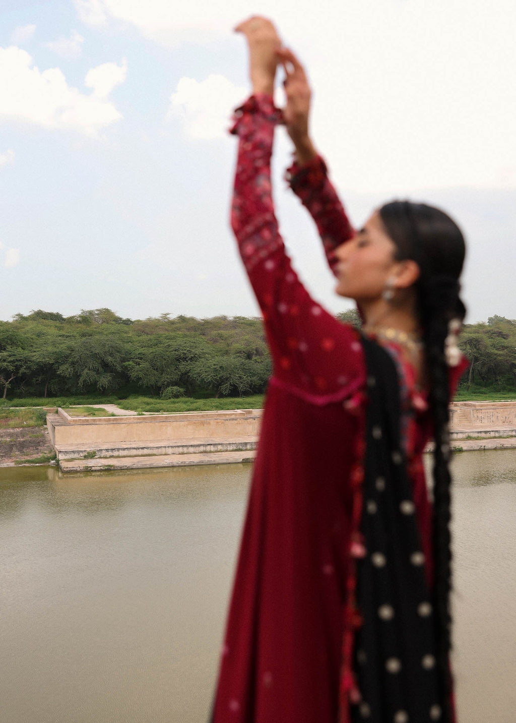 HUSSAIN REHAR | Pankhuri | UNSTITCHED LAWN 3PC (SYT-550)