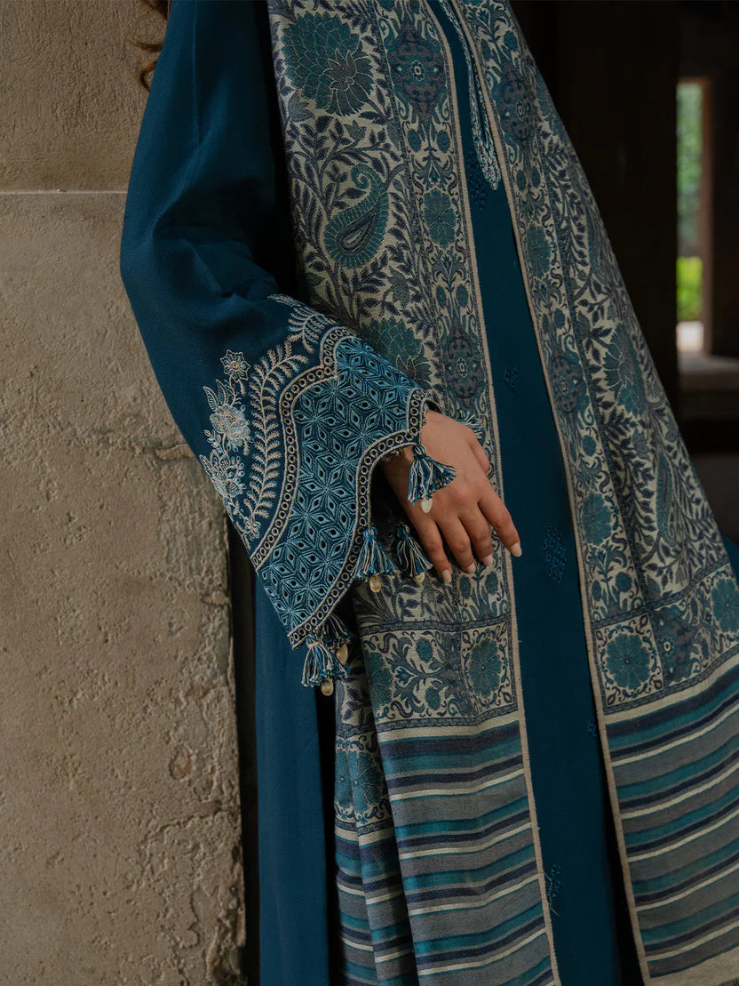 IZEL - 3 Piece Unstiched Embroidery Dhanak (SYT-223)