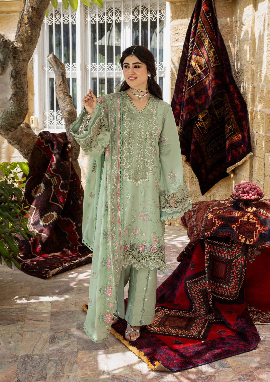 KAHF | PRIMROSE | UNSTITCHED LAWN 3PC (SYT-561)