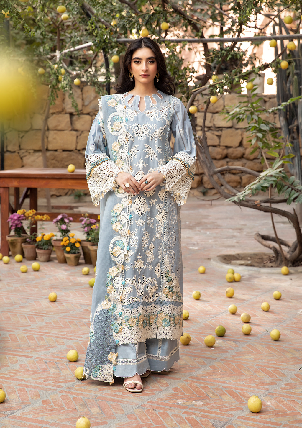 ELAF | MAHVEEN | UNSTITCHED LAWN 3PC (SYT-541)