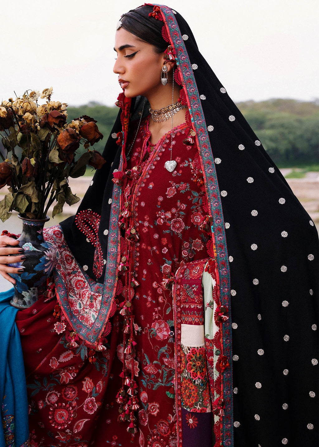 HUSSAIN REHAR | Pankhuri | UNSTITCHED LAWN 3PC (SYT-550)