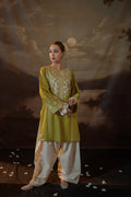 Urge - 2PC Unstitched Dhanak Embroidered Shirt with Dhanak Embroidered Trousers
