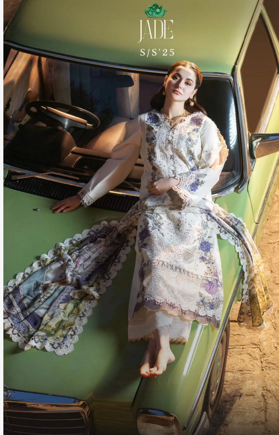 JADE | OMBRE | Embroidered Lawn Unstitched 3PC Set (SYT-442)