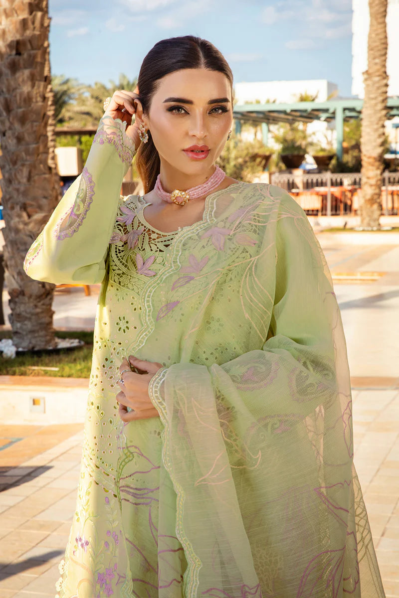 RANG RASIYA - 3PC LAWN EMBROIDERED SHIRT WITH CHIFFON  EMBROIDERED READY TO WEAR DUPATTA (SYT-401)