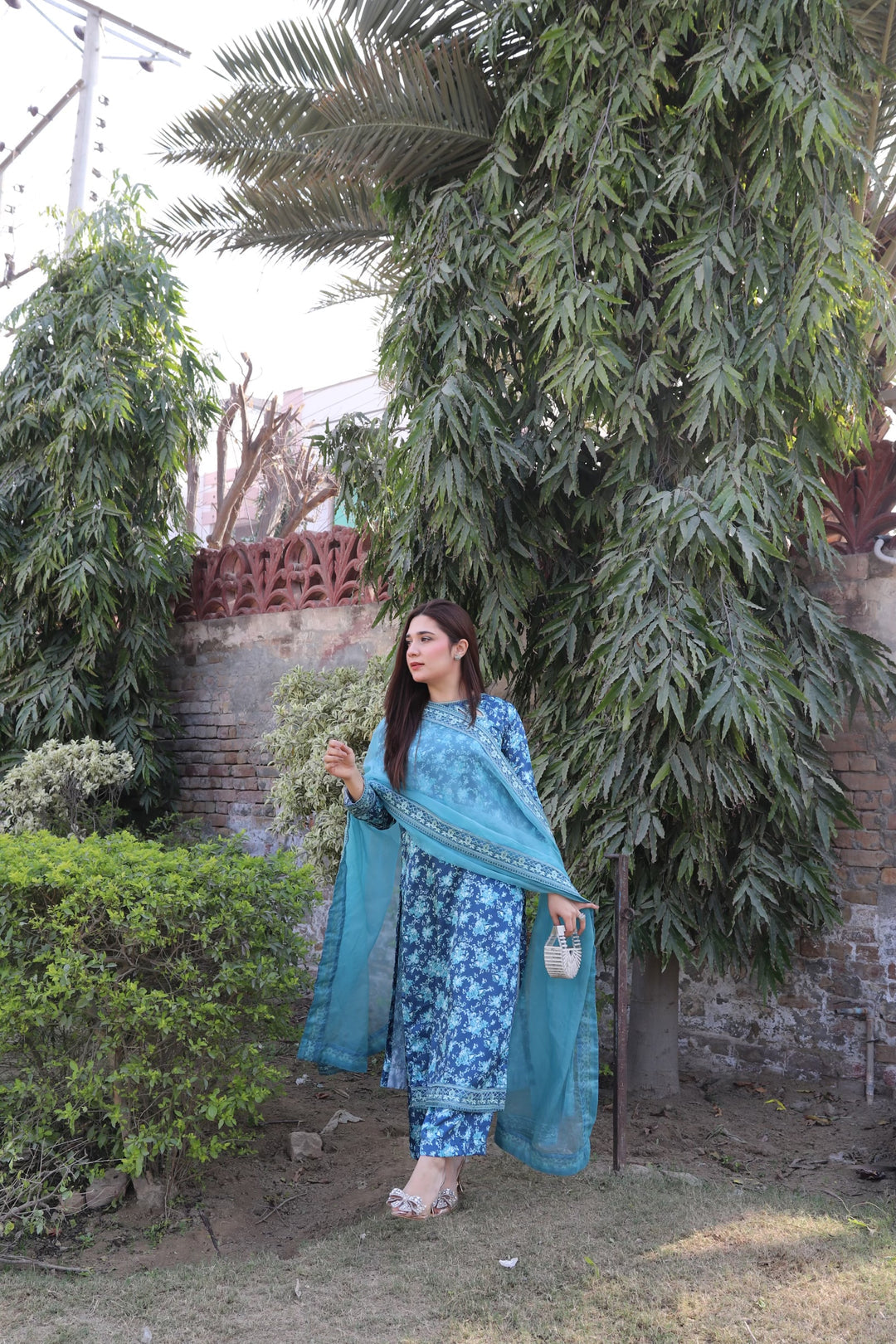 BAROQUE | WAVES | UNSTITCHED SUMMER LAWN 3PC (SYT-496)