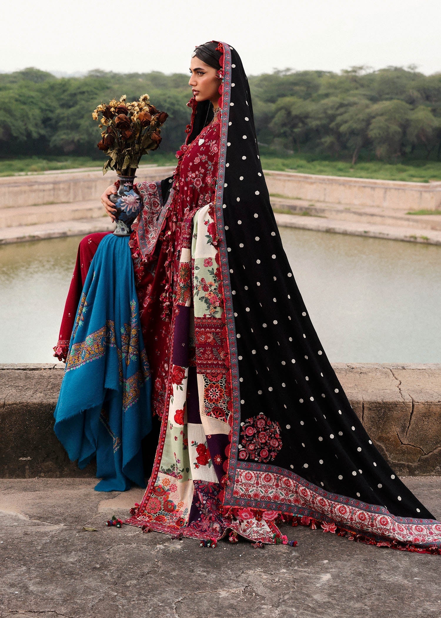 HUSSAIN REHAR | Pankhuri | UNSTITCHED LAWN 3PC (SYT-550)