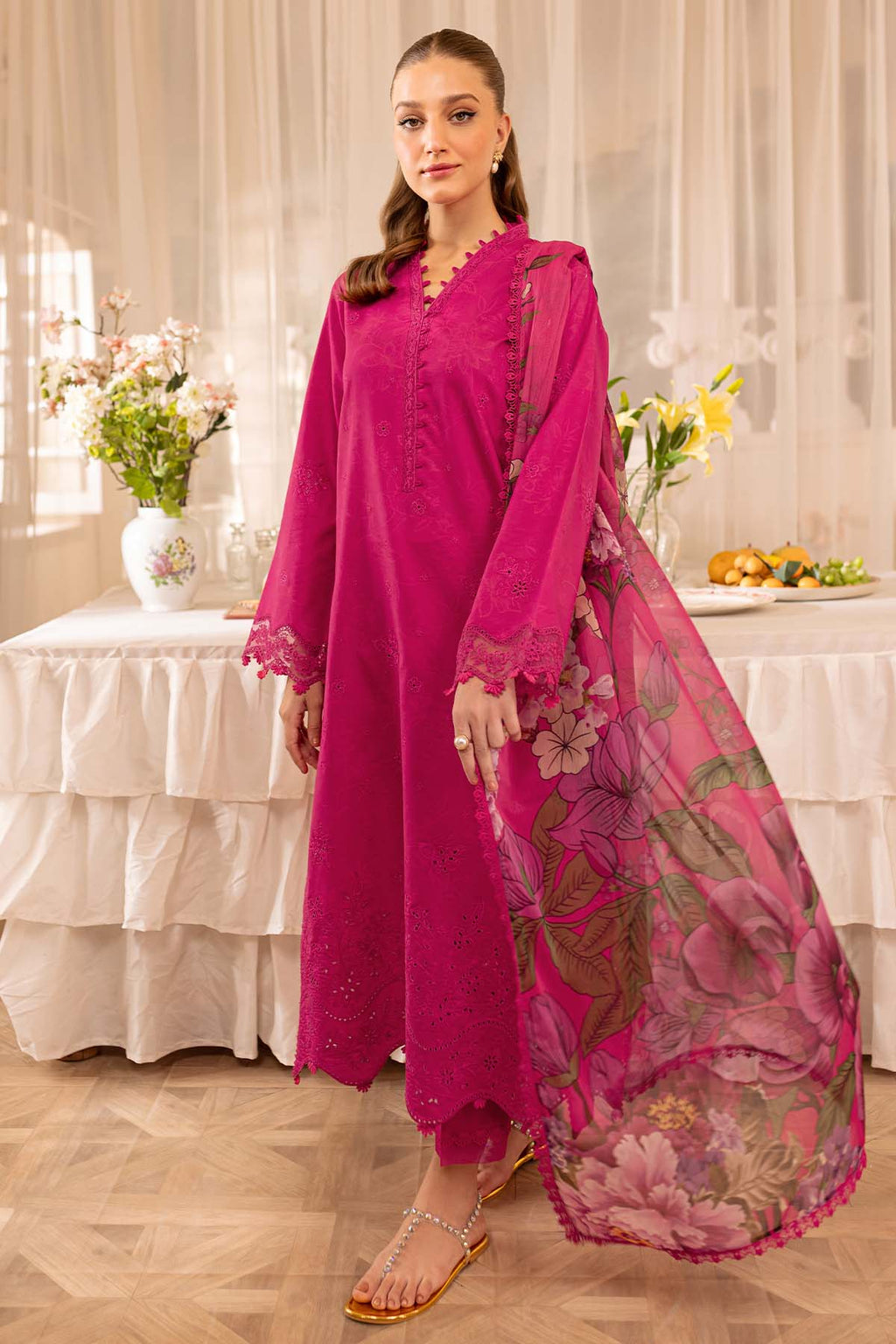 FARASHA | ASTER | UNSTITCHED LAWN 3PC (SYT-543)
