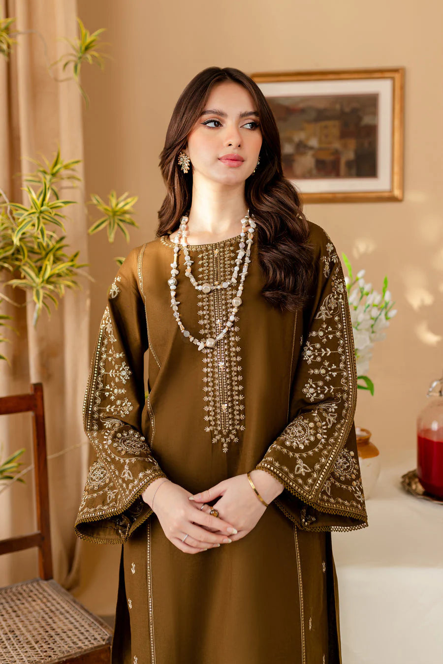 BATIK - 2PC LAWN EMBROIDERED SHIRT AND TROUSER (SYT-467)
