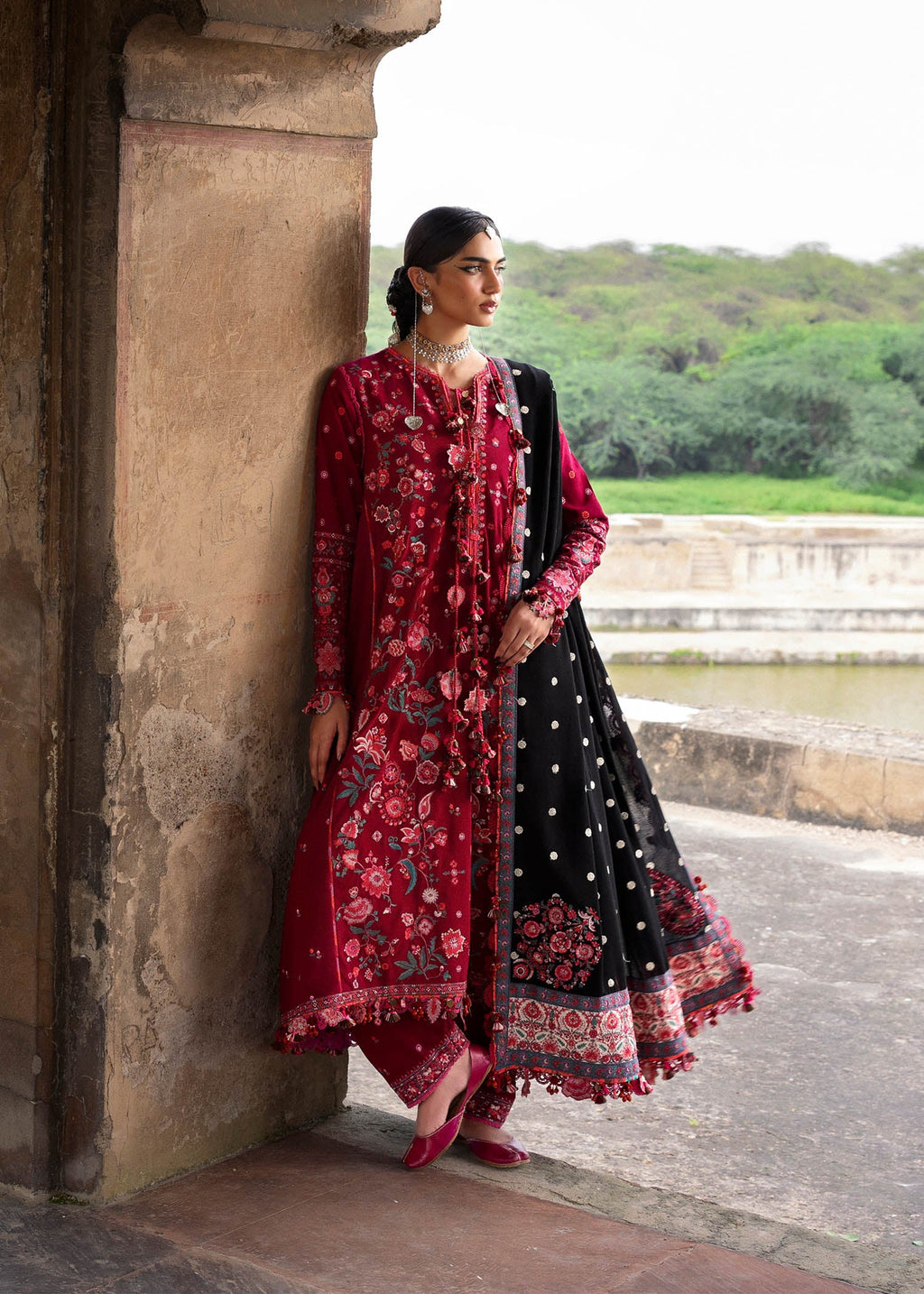 HUSSAIN REHAR | Pankhuri | UNSTITCHED LAWN 3PC (SYT-550)