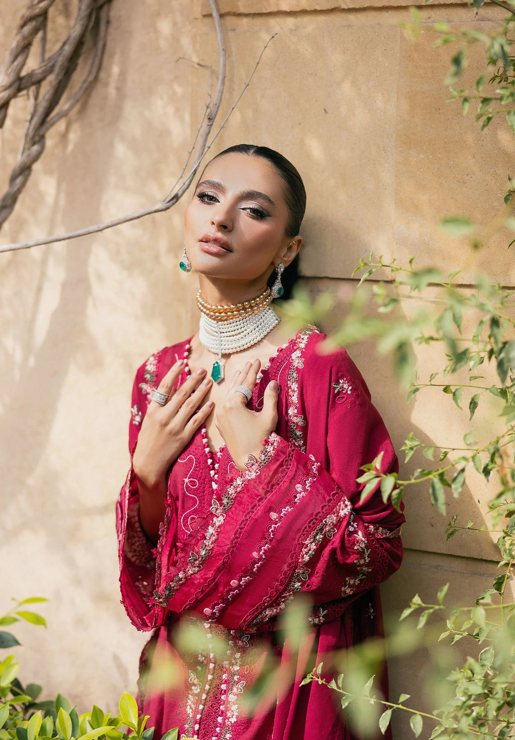 ELAF | AMBER HAZE | UNSTITCHED LAWN 3PC (SYT-477)