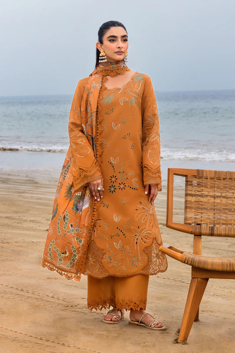 RANG RASIYA - 3PC LAWN EMBROIDERED SHIRT WITH PRINTED CHIFFON EMBROIDERED DUPATTA (SYT-416)