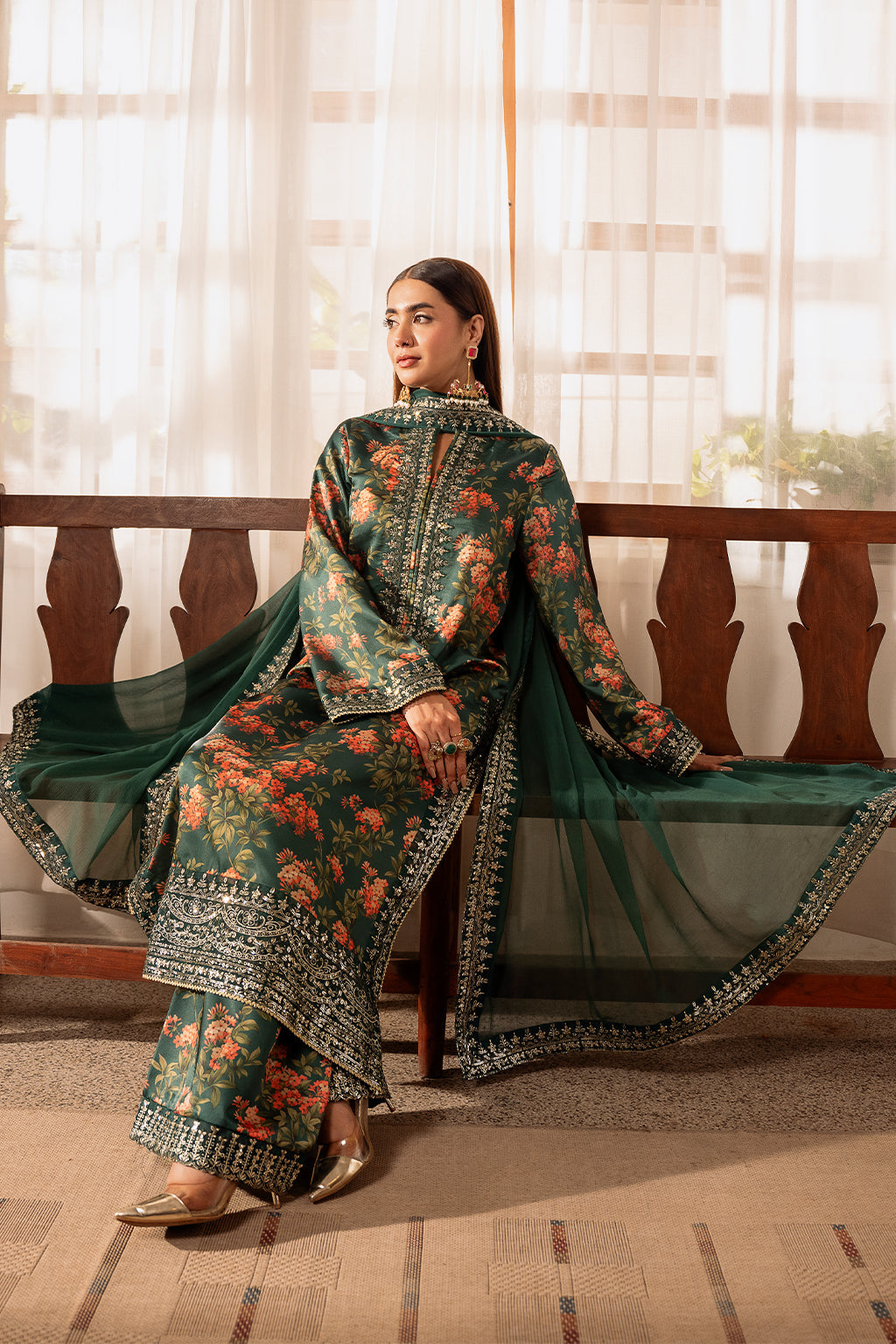 SHEENORA | OMAVI | UNSTITCHED SUMMER LAWN 3PC (SYT-505)