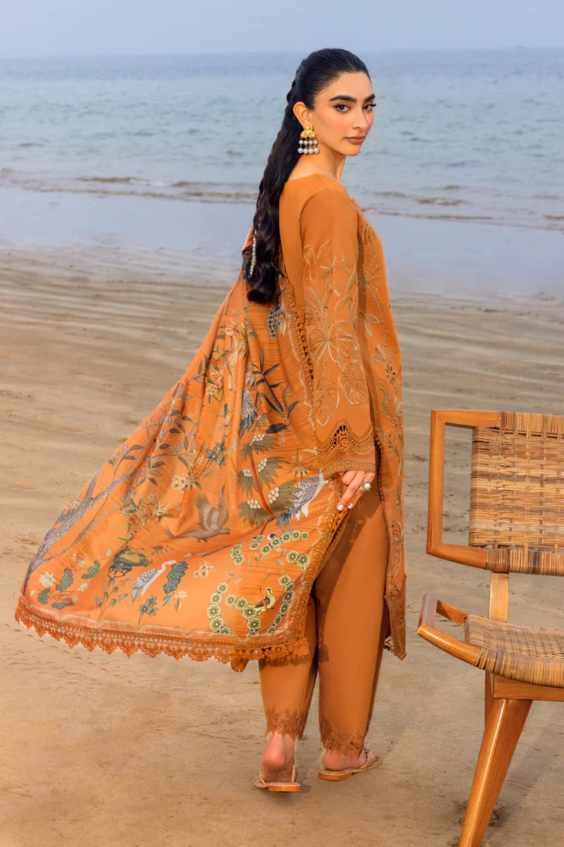 RANG RASIYA - 3PC LAWN EMBROIDERED SHIRT WITH PRINTED CHIFFON EMBROIDERED DUPATTA (SYT-416)