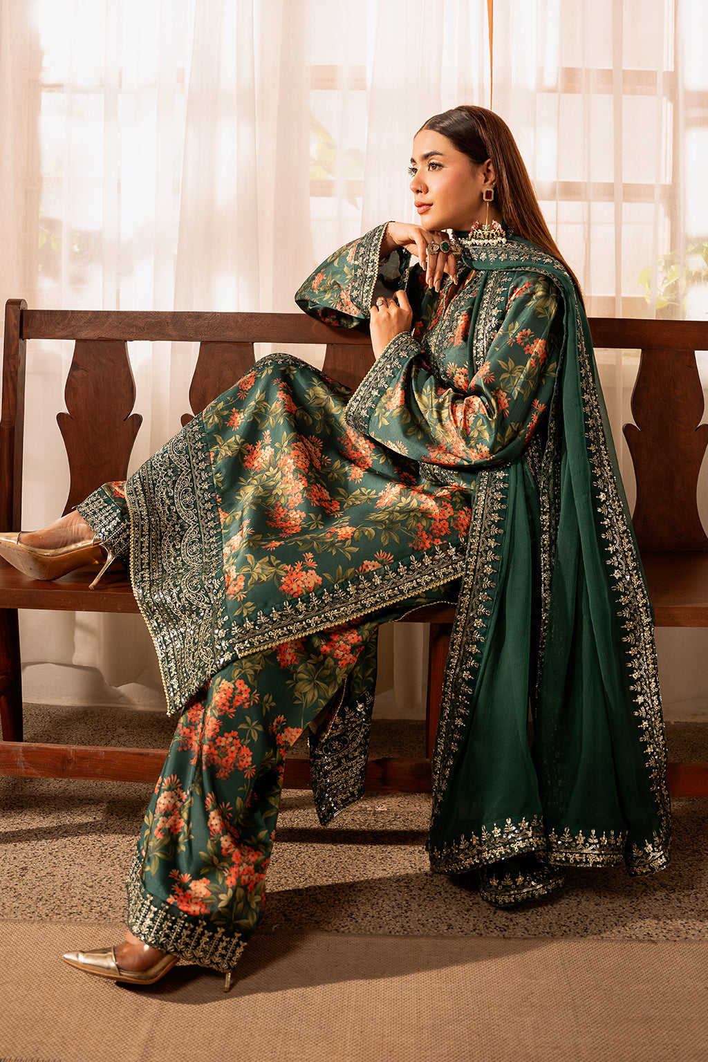 SHEENORA | OMAVI | UNSTITCHED SUMMER LAWN 3PC (SYT-505)