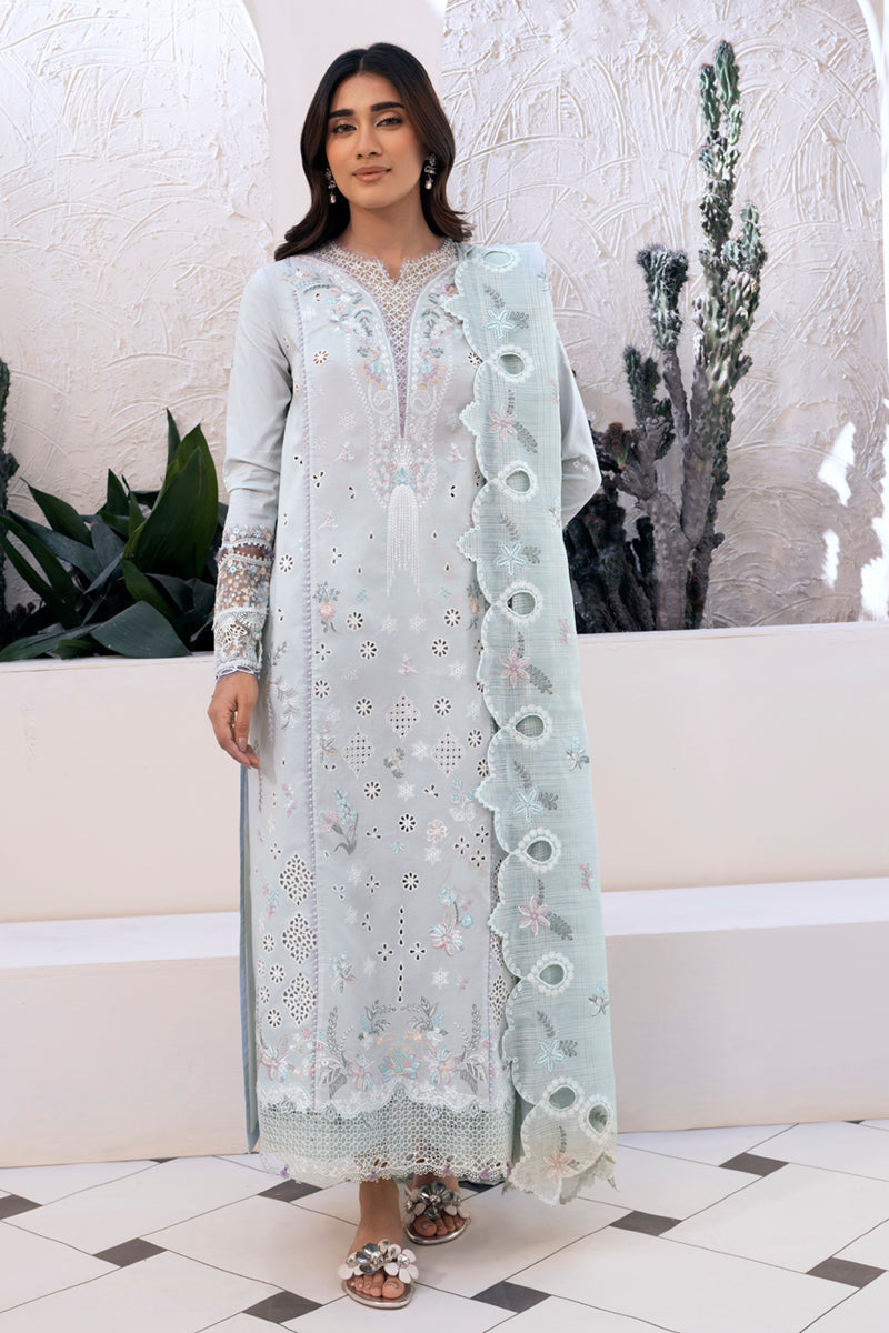 QALAMKAR | LUNE | UNSTITCHED LAWN 3PC (SYT-535)