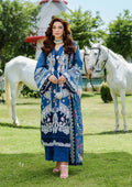 ELAF | ZIVA | TEAL BLUE | UNSTITCHED LAWN 3PC