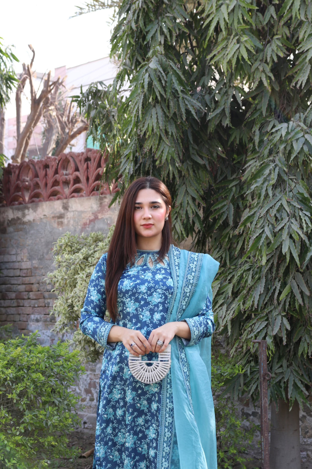 BAROQUE | WAVES | UNSTITCHED SUMMER LAWN 3PC (SYT-496)