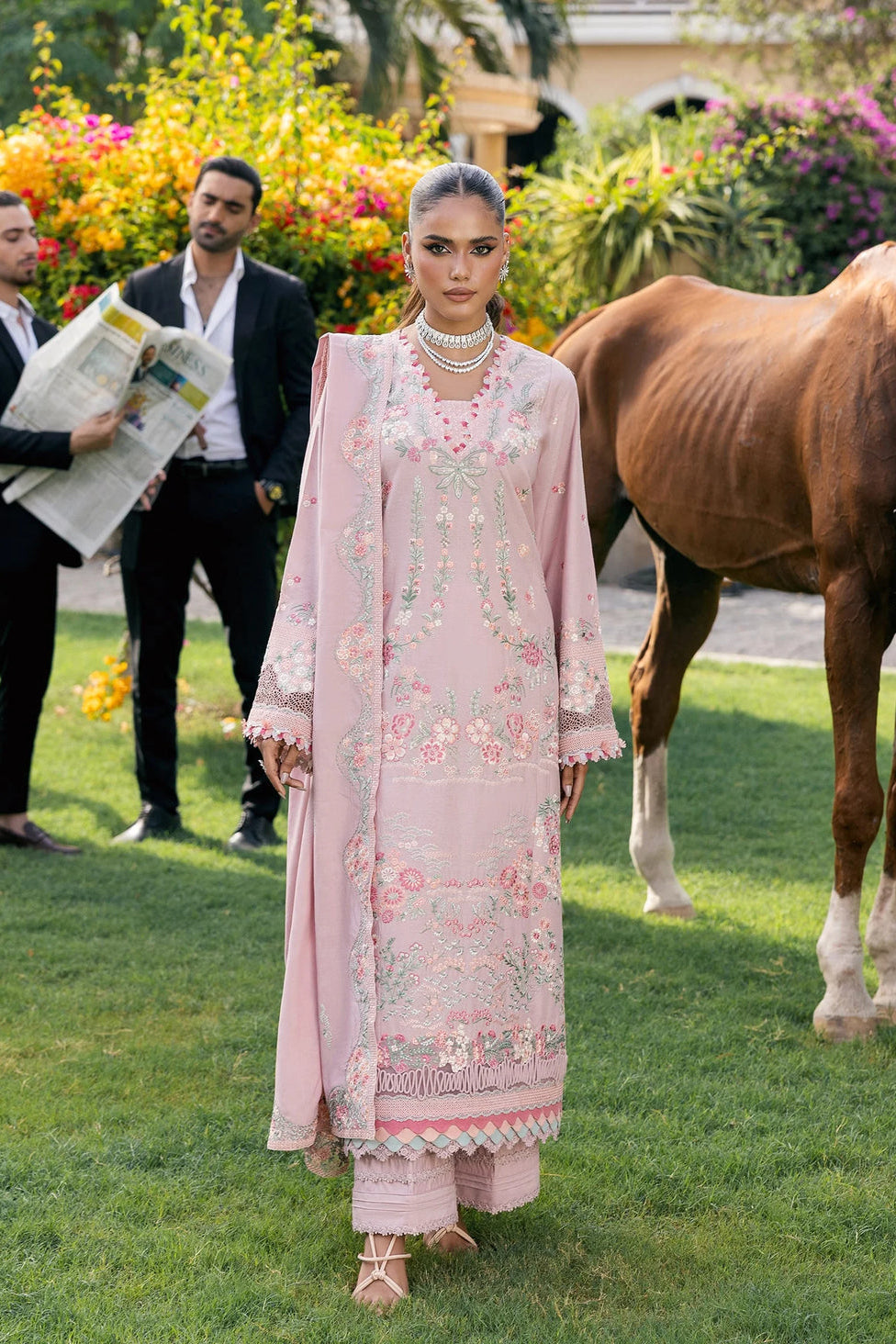 ELAF | HUSHPINK | UNSTITCHED LAWN 3PC (SYT-529)