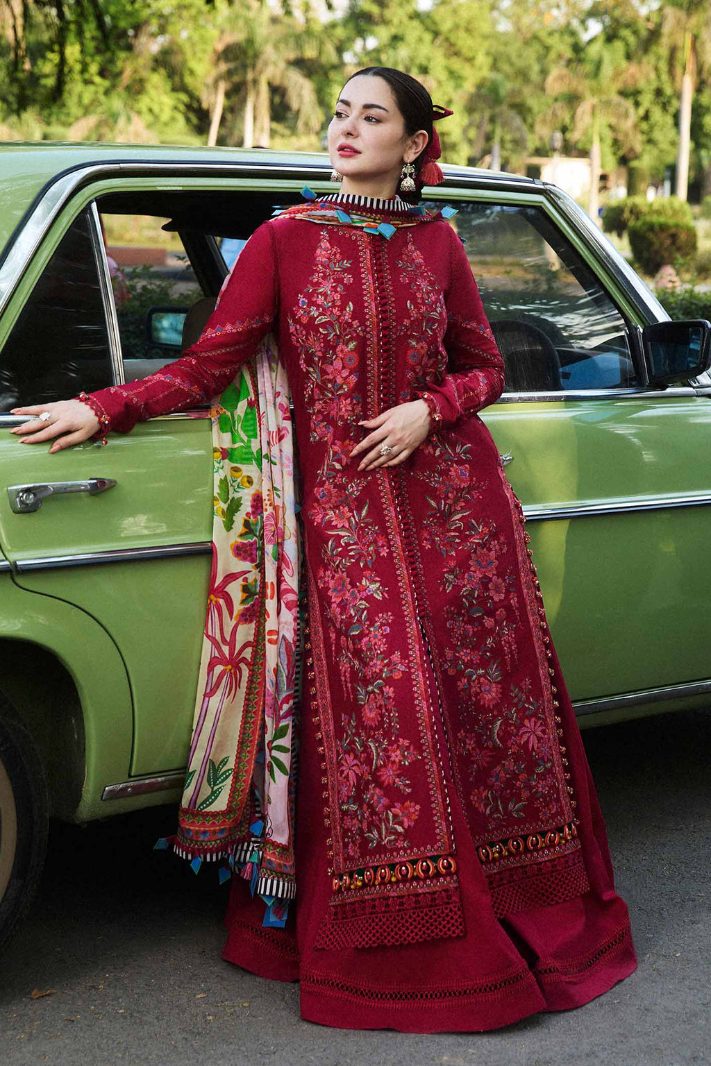 HUSSAIN REHAR | Bloom | UNSTITCHED LAWN 3PC (SYT-492)