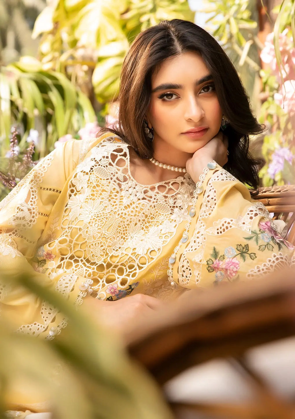 ELAF | ROSHNE | UNSTITCHED LAWN 3PC (SYT-515)