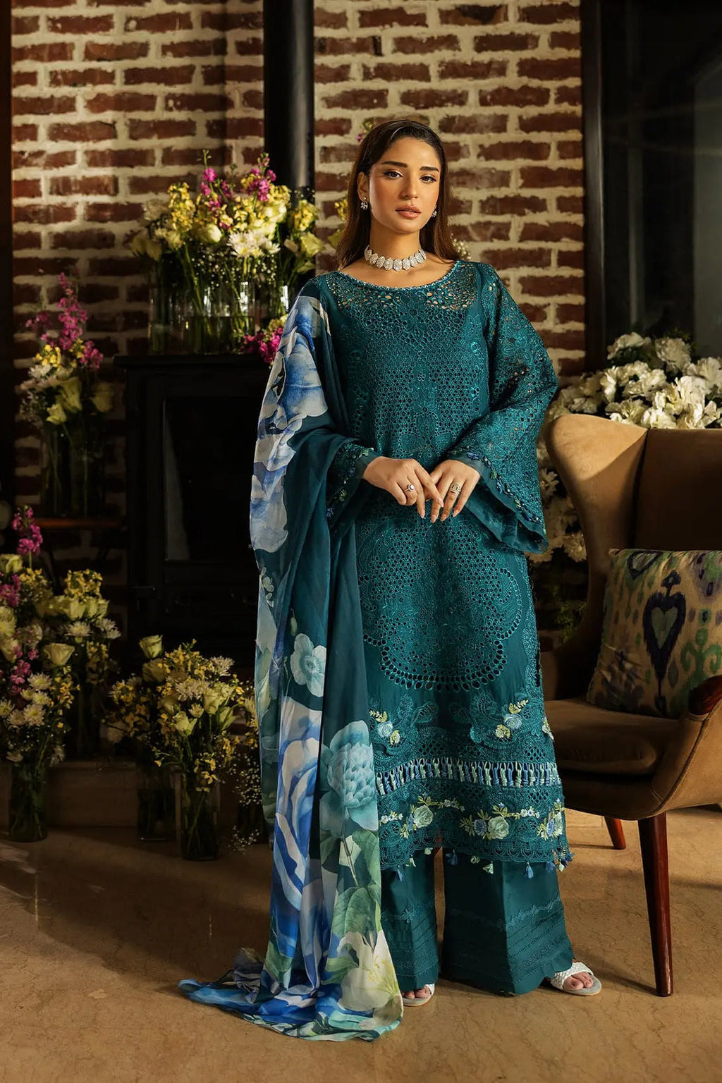 KAHF | Whimsy | UNSTITCHED LAWN 3PC (SYT-451)