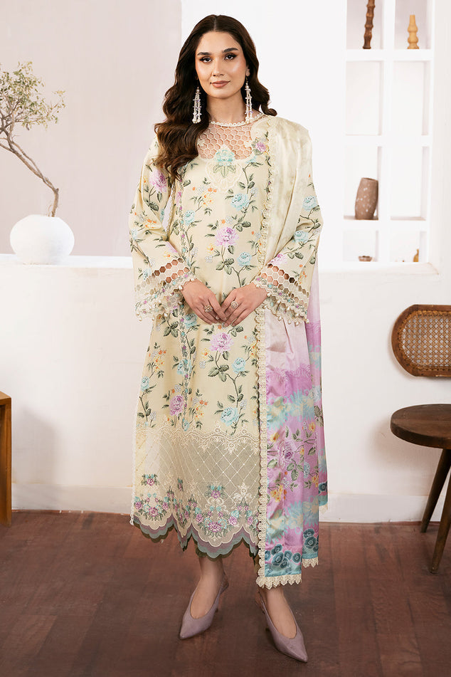 BIN ILYAS | NOURA | UNSTITCHED SUMMER LAWN 3PC (SYT-495)