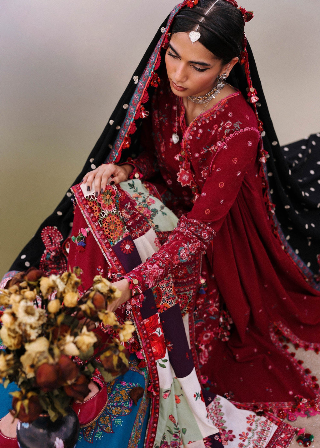 HUSSAIN REHAR | Pankhuri | UNSTITCHED LAWN 3PC (SYT-550)