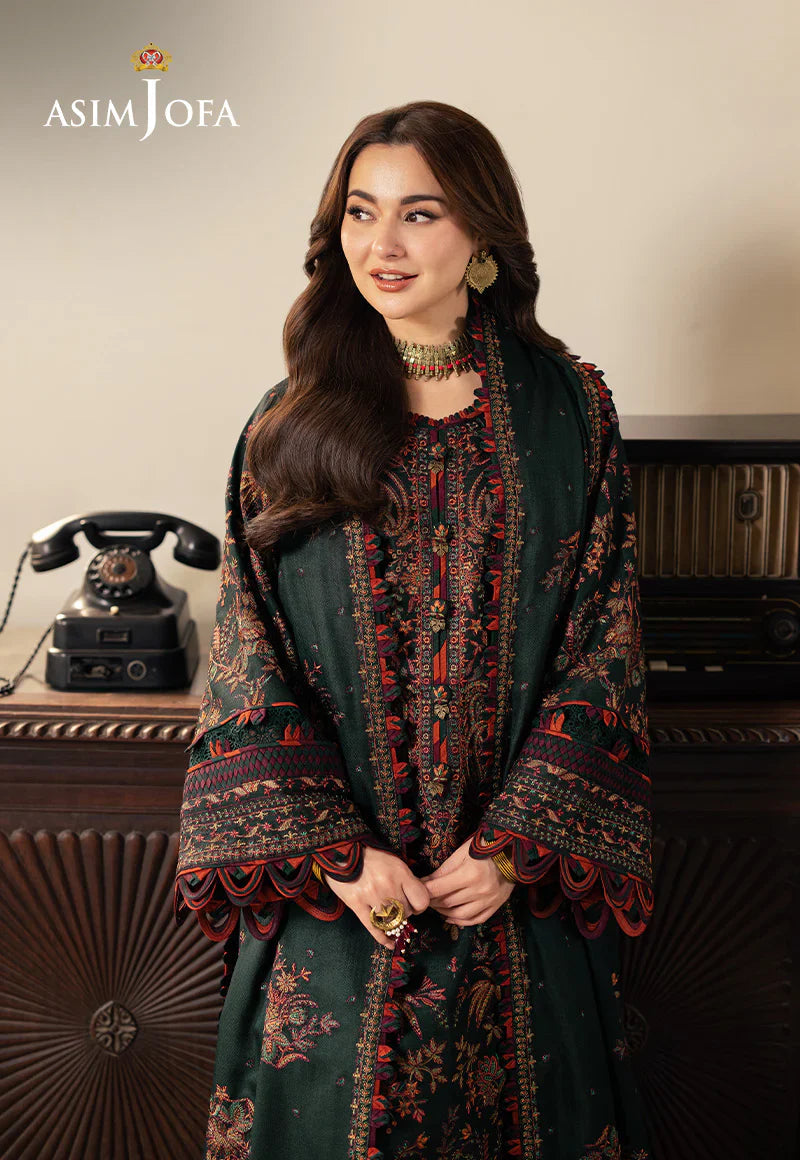 ASIM JOFA |3PC LAWN EMBROIDERED UNSTITCHED (SYT-452)
